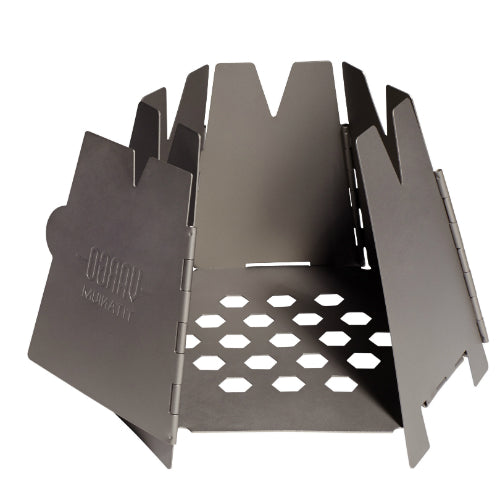 Titanium Hexagon Wood Stove by Vargo Outdoors
